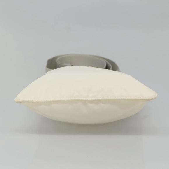 PRADA Shoulder Bag Nylon White Silver Auth hk2216 - Picture 5 of 16